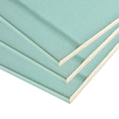 Knauf 12.5mm Moisture Panel Tapered Edge Plasterboard 2400mm x 1200mm – Gypsum Sheet, Moisture-Resistant, Ivory Finish (Pallet of 60)