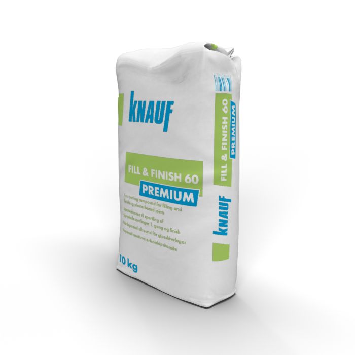 Knauf Fill & Finish Premium (60 minute set) 10kg - Grey