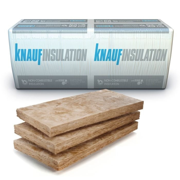 Knauf Insulation Masonry Party Wall Slab 75 x 455 x 1200mm (8.74m2) Pack of 16