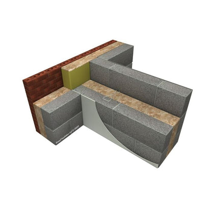 Knauf Insulation Masonry Party Wall Slab 100 x 455 x 1200mm (6.55m2) Pack of 12