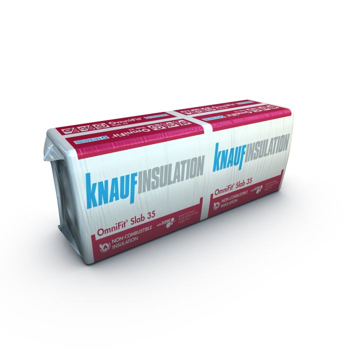 Knauf Insulation OmniFit Slab 100 x 600 x 1200mm (4.32m2) Pack of 6