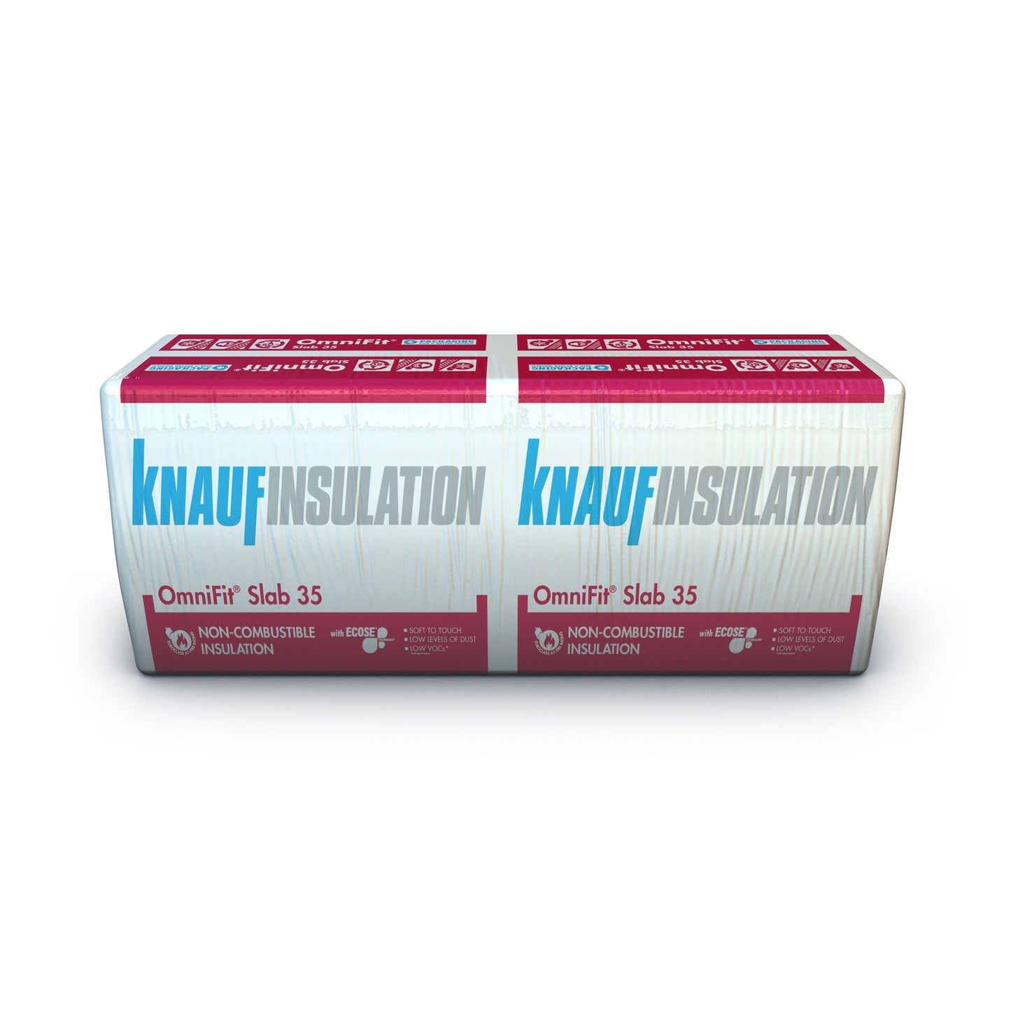 Knauf Insulation OmniFit Slab 90 x 600 x 1200mm (4.32m2) Pack of 6