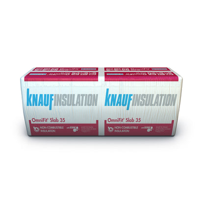 Knauf Insulation OmniFit Slab 90 x 600 x 1200mm (4.32m2) Pack of 6