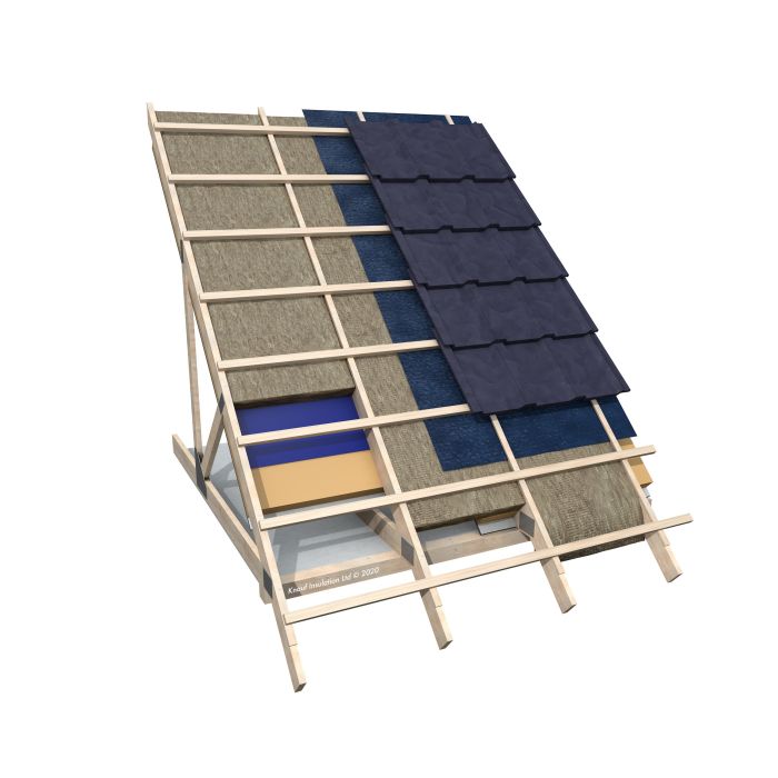 Knauf Insulation Rocksilk Flexible Slab 100 x 600 x 1200mm (4.32m2) Pack of 6