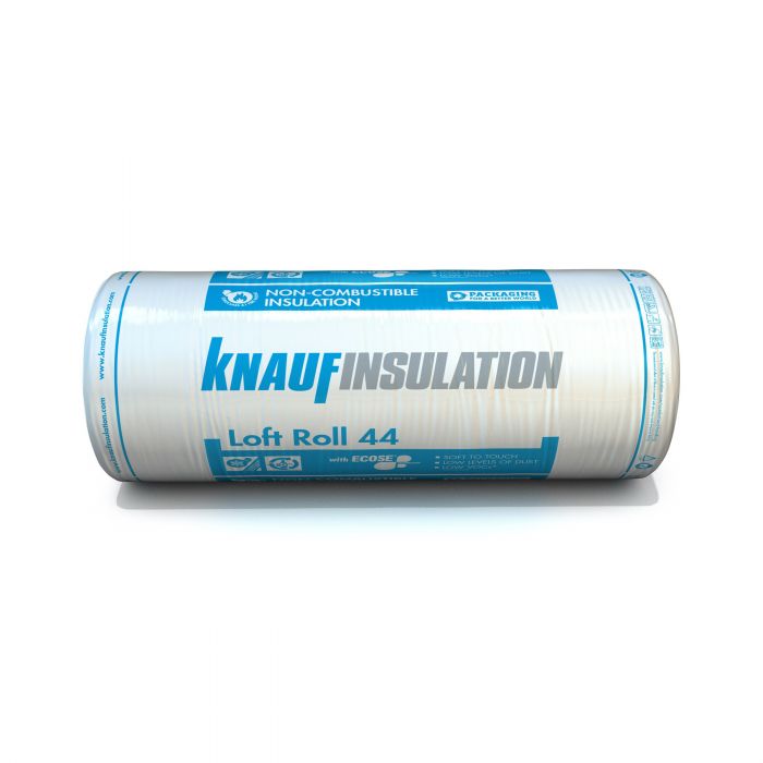 Knauf Loft Roll 44 Combi Cut Insulation 100 x 1140mm x 12.18m (13.89m2)