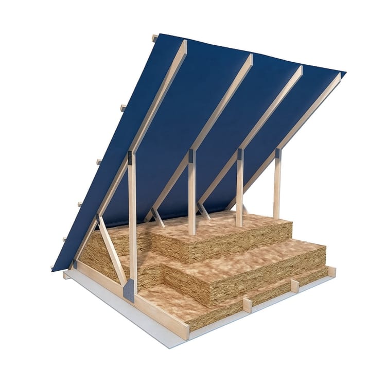 100mm Knauf Loft Roll 44 Insulation Combi-Cut 1140 x 12180mm (13.89m²/Roll)