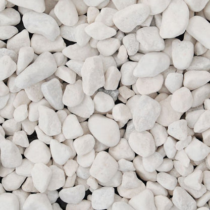 Long Rake Spar 20-40mm Pebbles White - Prepacked Bag