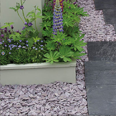 Long Rake Spar 20mm Plum Slate - Prepacked Bag