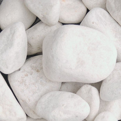 Long Rake Spar 40-90mm Cobbles White - Prepacked Bag