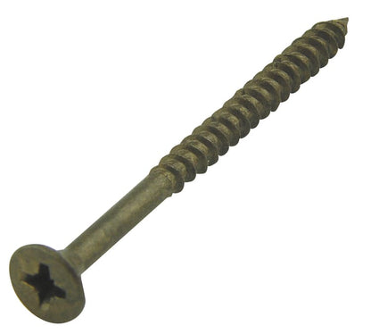 M5 x 100 Green Decking Screw – Tub of 300