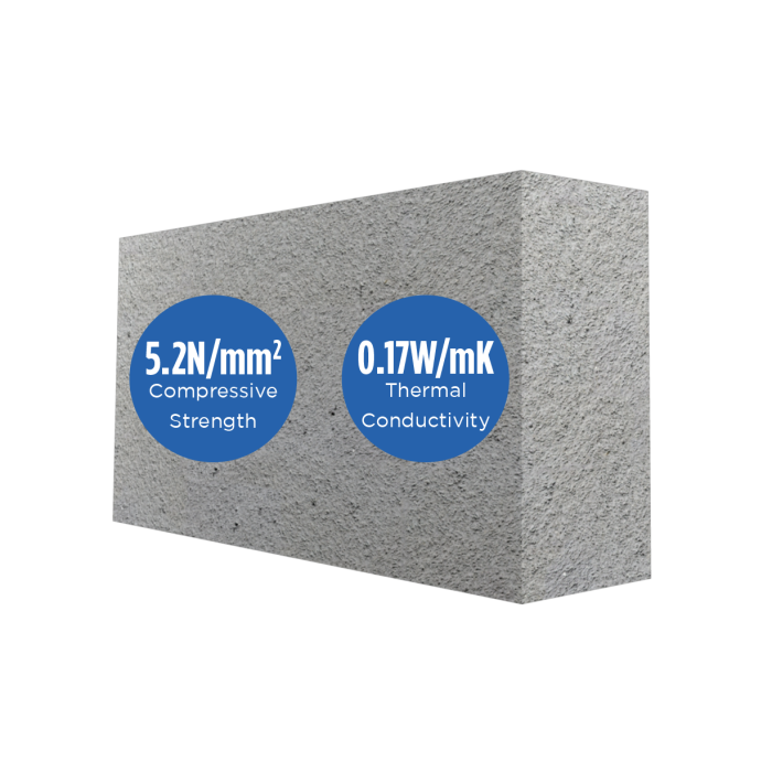 Mannok Standard Aircrete Coursing Block (B5) 215mm x 100mm x 65mm