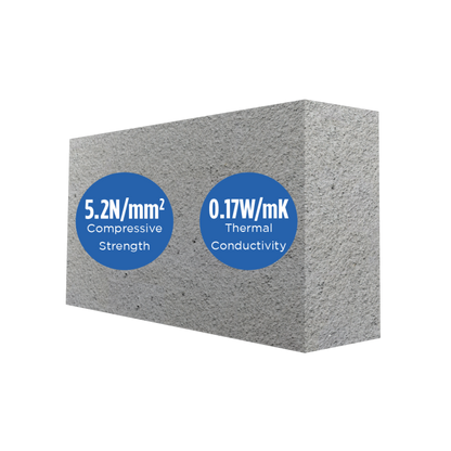 Mannok Standard Aircrete Coursing Block (B5) 215mm x 100mm x 65mm