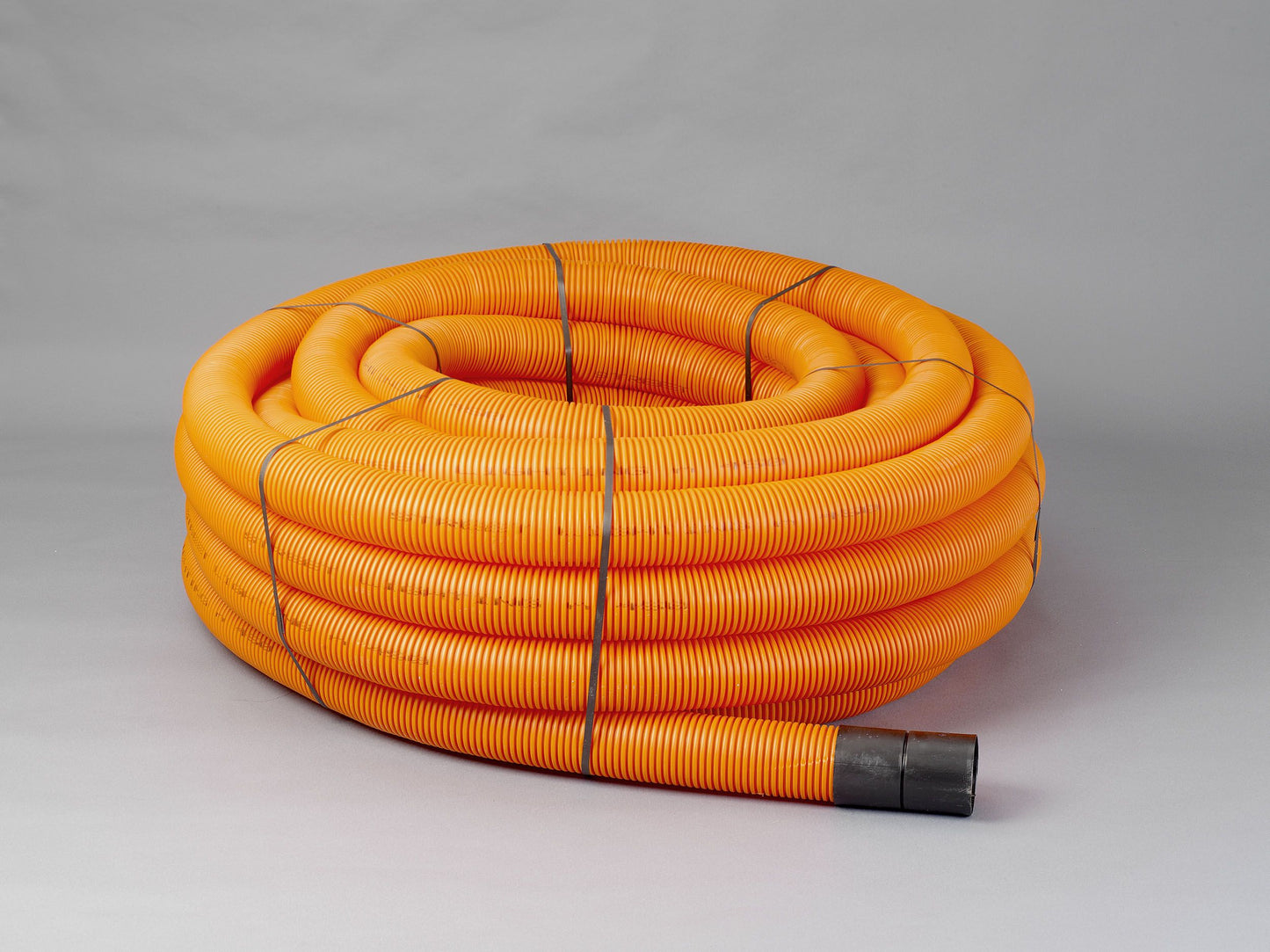 Naylor MetroDuct Twinwall Coiled Ducting 50/63mm x 50mtr - Orange