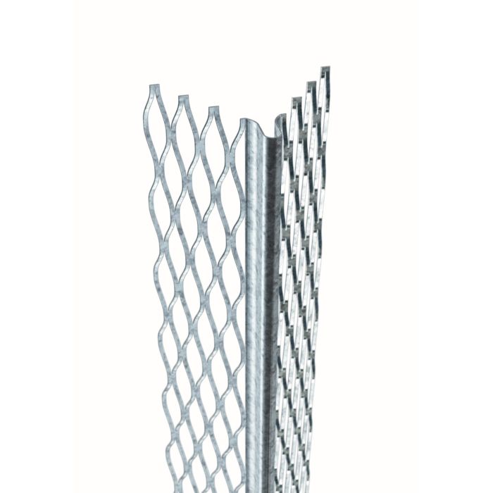 Plaster Angle Bead - 3x45mm x 3m - Galvanised