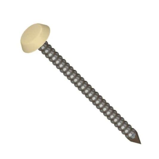 Polytop Fixing Pins Cream 30mm (Box of 250) – Durable & Reliable Panel Fixings