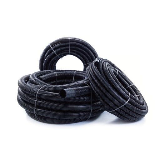 Ridgicoil Twinwall Duct - Electric 50/63mm x 50m Coil - Black