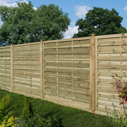 Rowlinson Gresty Screen 6ft x 6ft - Natural Timber Finish (Pack of 3)