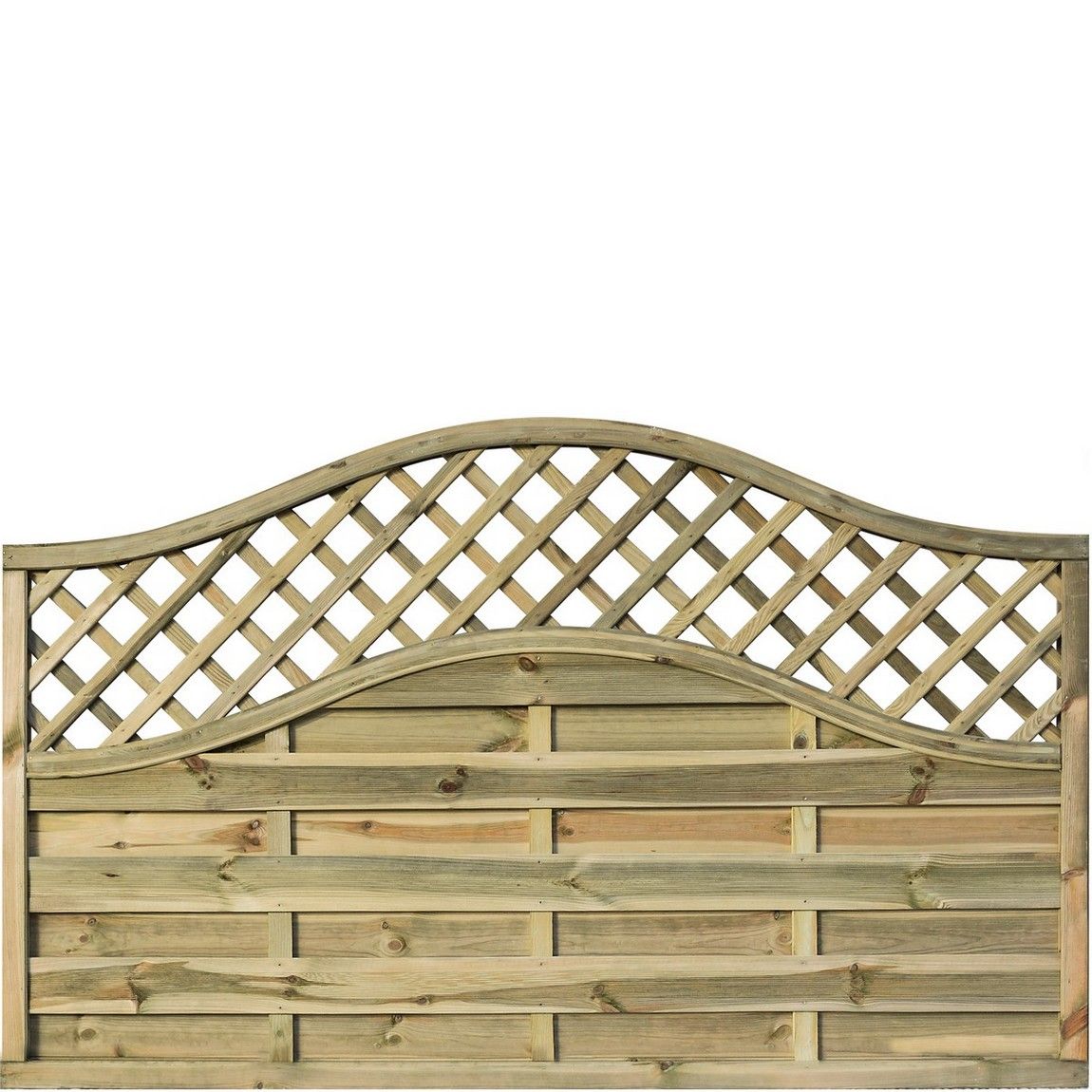 Rowlinson Grosvenor Screen 6ft x 4ft - Natural Timber Finish (Pack of 3)