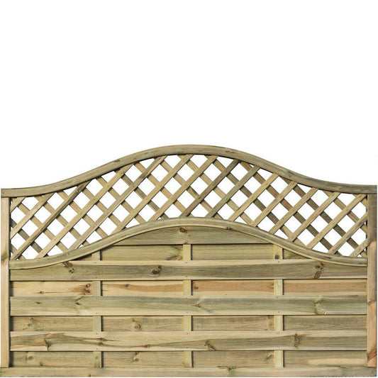 Rowlinson Grosvenor Screen 6ft x 4ft - Natural Timber Finish (Pack of 3)