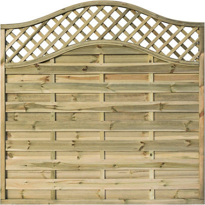 Rowlinson Grosvenor Screen 6ft x 6ft - Natural Timber Finish (Pack of 3)