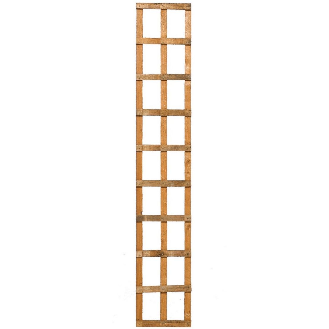 Rowlinson Heavy Duty Trellis 6ft x 1ft - Honey Brown (Pack of 3)