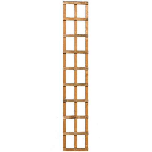 Rowlinson Heavy Duty Trellis 6ft x 1ft - Honey Brown (Pack of 3)