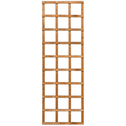 Rowlinson Heavy Duty Trellis 6ft x 2ft - Honey Brown (Pack of 3)