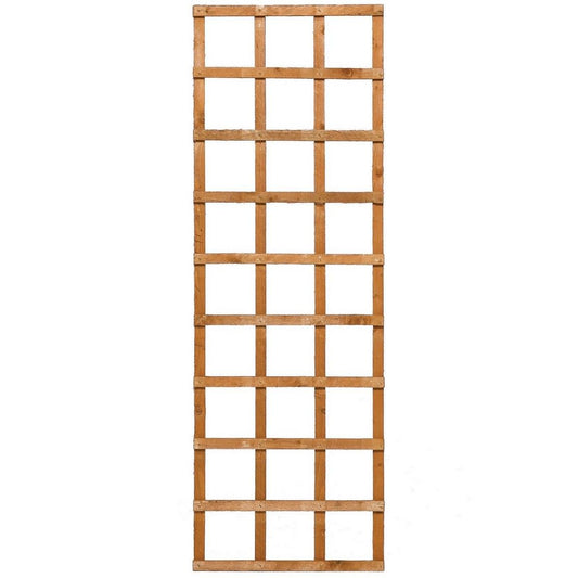Rowlinson Heavy Duty Trellis 6ft x 2ft - Honey Brown (Pack of 3)