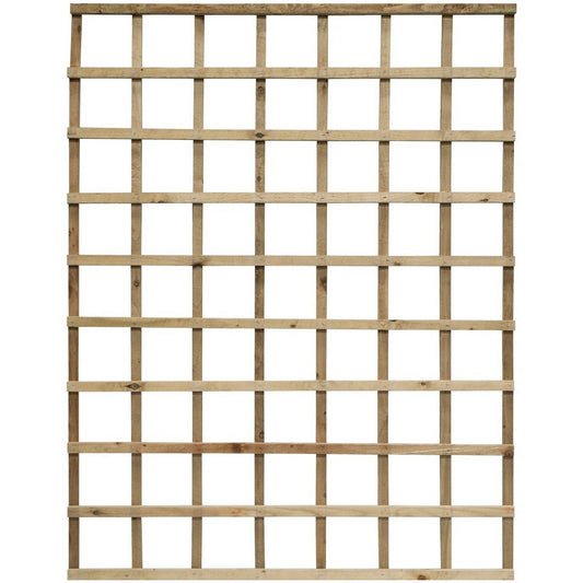 Rowlinson Heavy Duty Trellis 6ft x 5ft - Natural Timber Finish (Pack of 3)