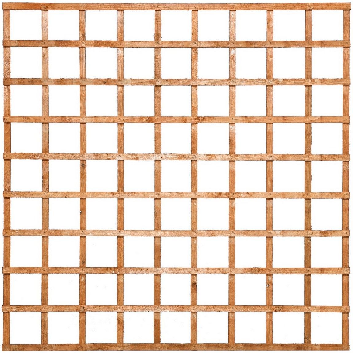 Rowlinson Heavy Duty Trellis 6ft x 6ft - Honey Brown (Pack of 3)
