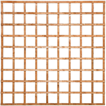 Rowlinson Heavy Duty Trellis 6ft x 6ft - Honey Brown (Pack of 3)