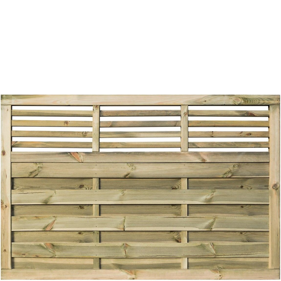 Rowlinson Langham Screen 6x4 - Natural Timber Finish (Pack of 3)