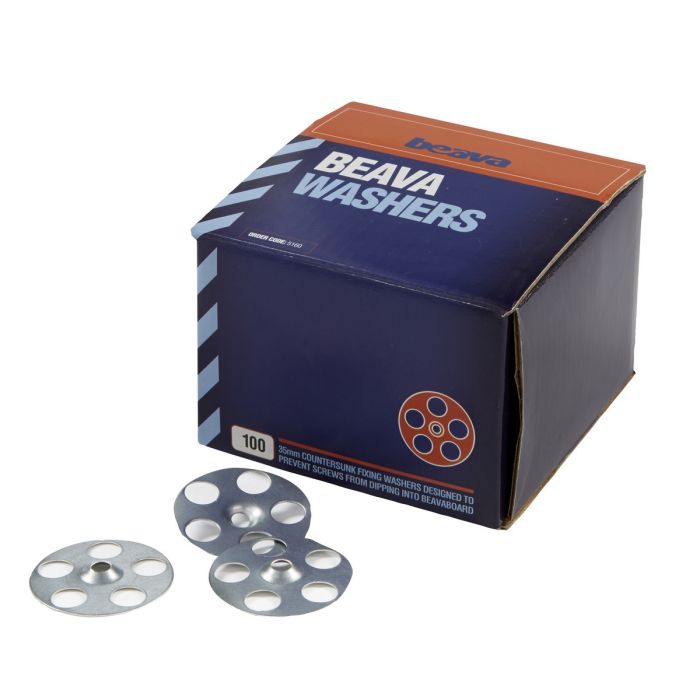 STS Stainless Steel CSK Washers for Insulation Boards 35mm (Pack of 100)