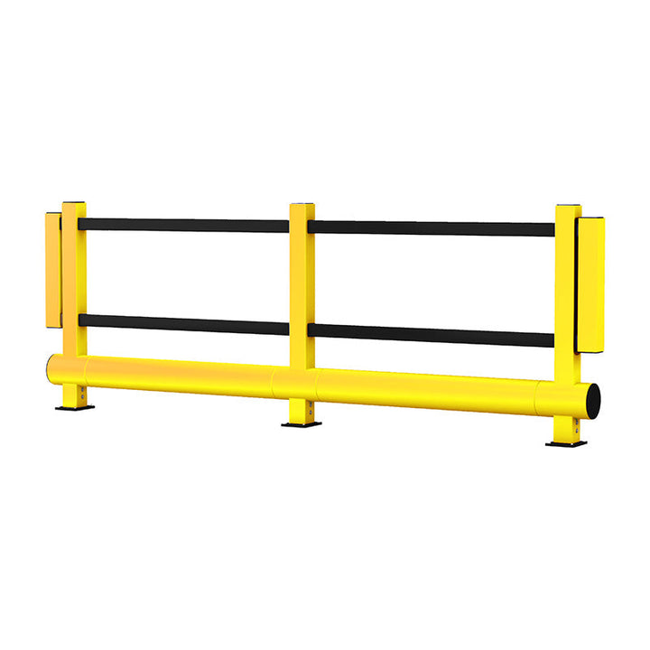 Pedestrian Bumper Barrier - Single Bumper - Yellow & Black