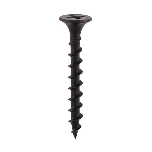 TIMco Coarse Drywall Screw PH2 3.5 x 38mm Black Phos - Box of 350