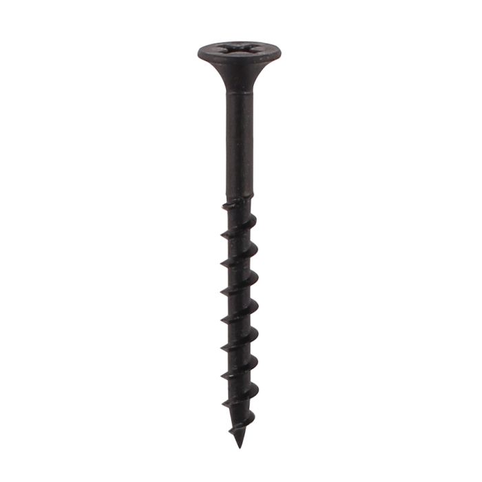 TIMco Coarse Drywall Screw PH2 4.2 x 75mm Black Phos - Box of 500