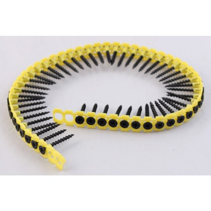 TIMco Collated Drywall Screw Coarse 4.2 x 75mm Black Phos - Box of 500