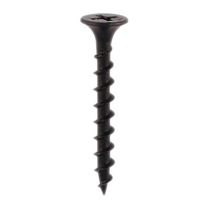 TIMco Drywall Screw Coarse Thread 3.5mm x 38mm - Black Phos (Box of 1000)