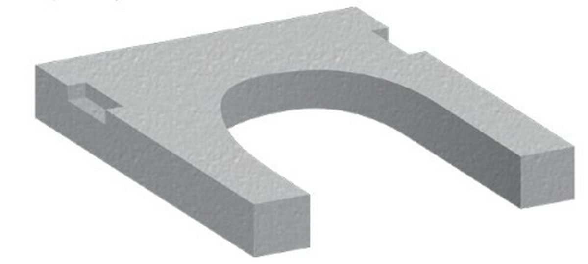 U-Shaped Gully Cover Slab 450 Dia x 65mm