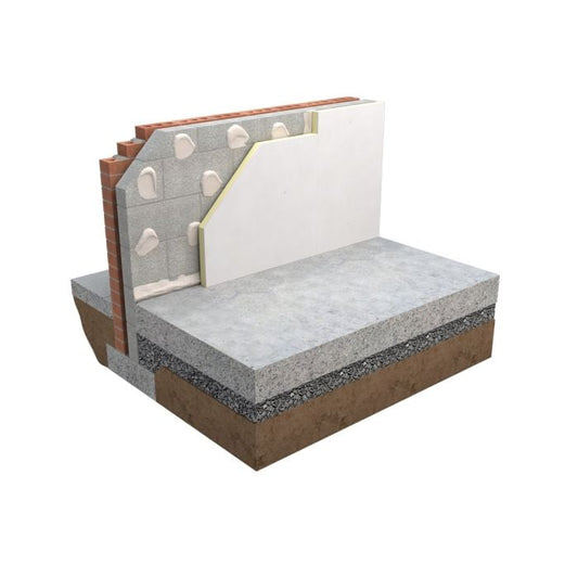 Unilin Thermal Liner PIR Insulated Tapered Edge Plasterboard 2400 x 1200 x 62.5mm