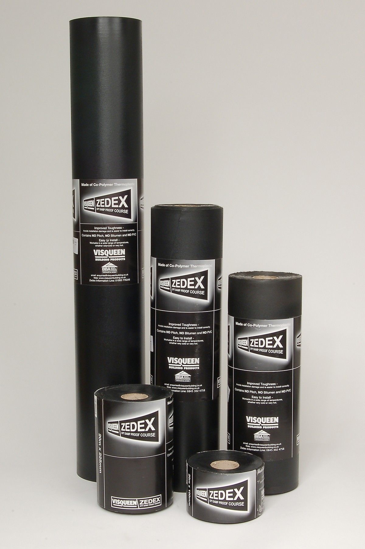Visqueen Zedex CPT High Performance Damp Proof Course 150mm x 20mtr