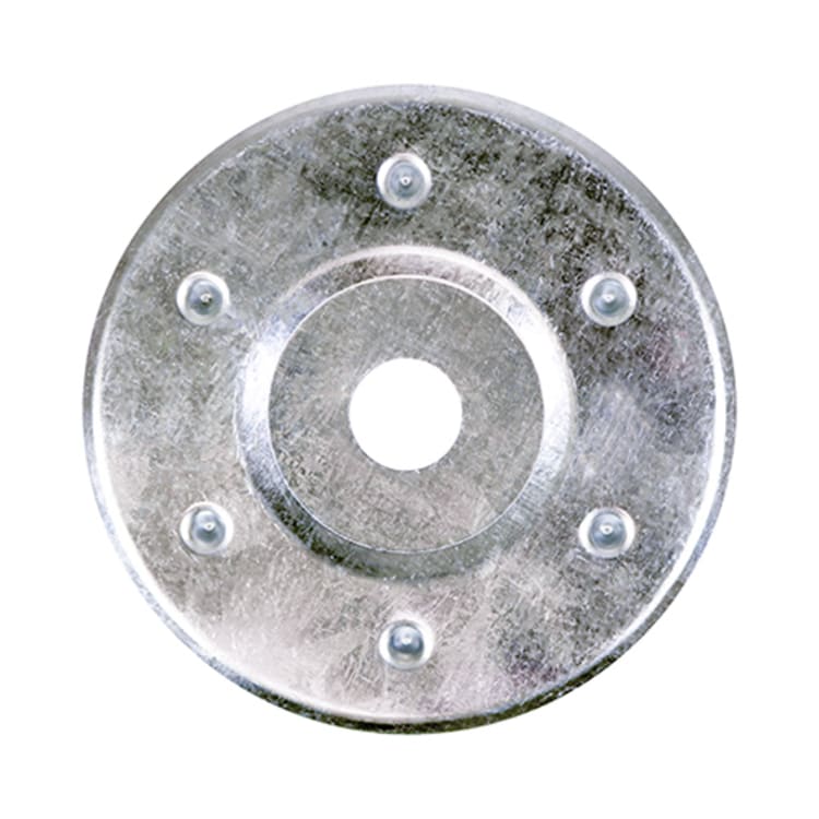 Zinc-Plated Insulation Discs 85mm – 50 Pack