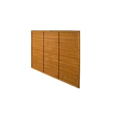 Forest Overlap Fence Panel 6ft x 5ft (1.83m x 1.52m) - Pack of 4