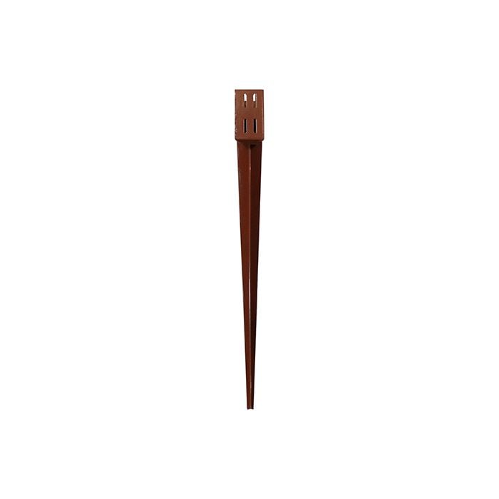TIMco Taurus Quick Fit Drive in Post Spike 75mm x 600mm - Red Oxide Coated