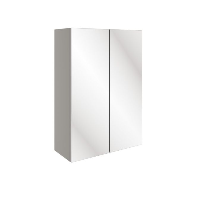 Stockton Mirrored Unit H720 x W500 x D218mm - Pearl Grey Gloss