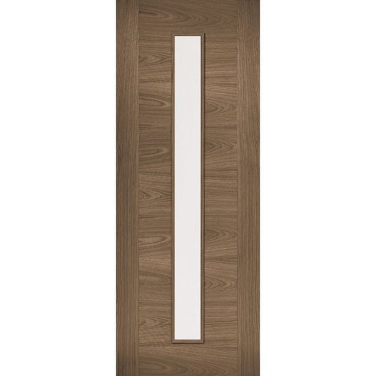 LPD Sofia 1L Glazed Internal Door 1981 x 838mm Pre-Finished Walnut