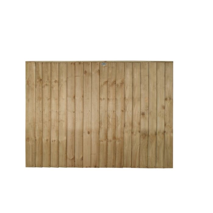 Forest Pressure Treated Closeboard Fence Panel 6ft x 5ft (1.83m x 1.52m) - Pack of 4