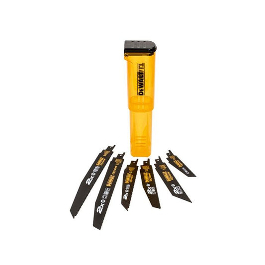 DeWalt DT2440L-QZ 2X Life Reciprocating Saw Blade Set (6 Piece Set)