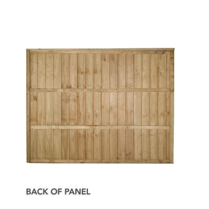 Forest Pressure Treated Closeboard Fence Panel 6ft x 5ft (1.83m x 1.52m) - Pack of 3