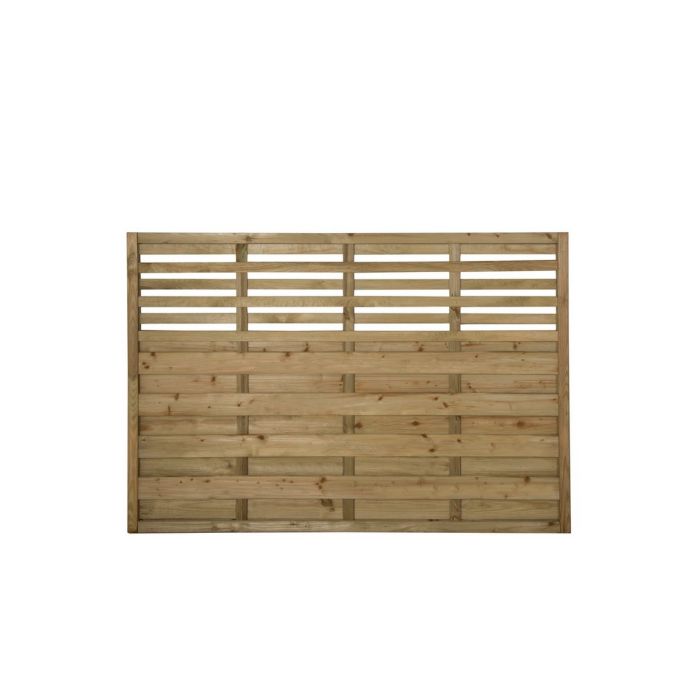 Forest Decorative Kyoto Fence Panel 1.8m x 1.2m Treated Timber (Pack of 3)